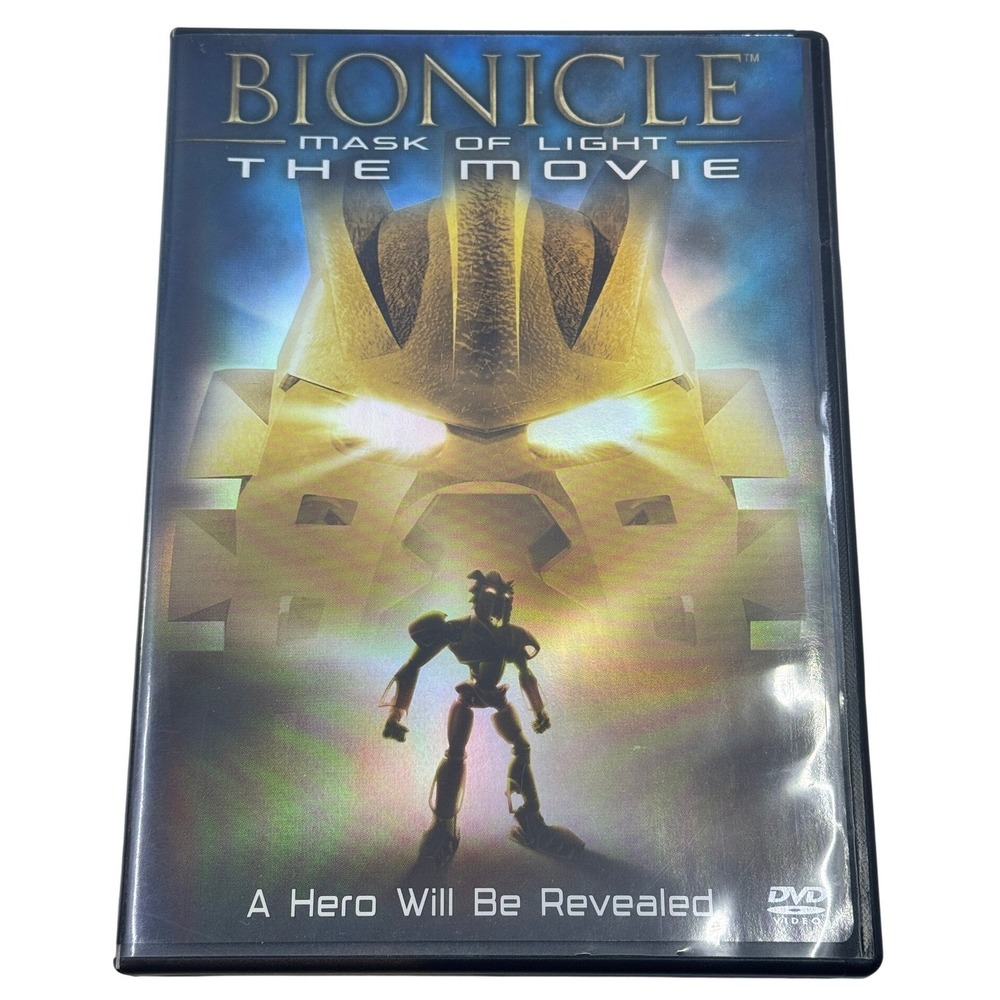 Bionicle Mask of Light The Movie DVD 2003 LEGO Miramax 786936207378 Stock 29065